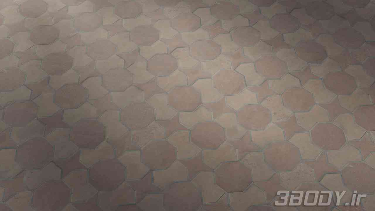 متریال کاشی کف floor tile عکس 1